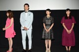 左から菊地美香、伊藤陽佑、森田涼花、川本まゆ。