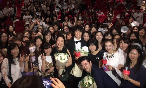 第20回上海国際映画祭での「blank13」舞台挨拶の様子。