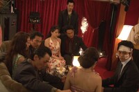 「孤狼の血」撮影現場の様子。