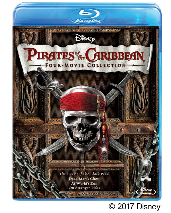 「パイレーツ・オブ・カリビアン：ブルーレイ・4ムービー・コレクション」ジャケット