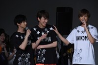 左から千葉雄大、杉野遥亮、片寄涼太。