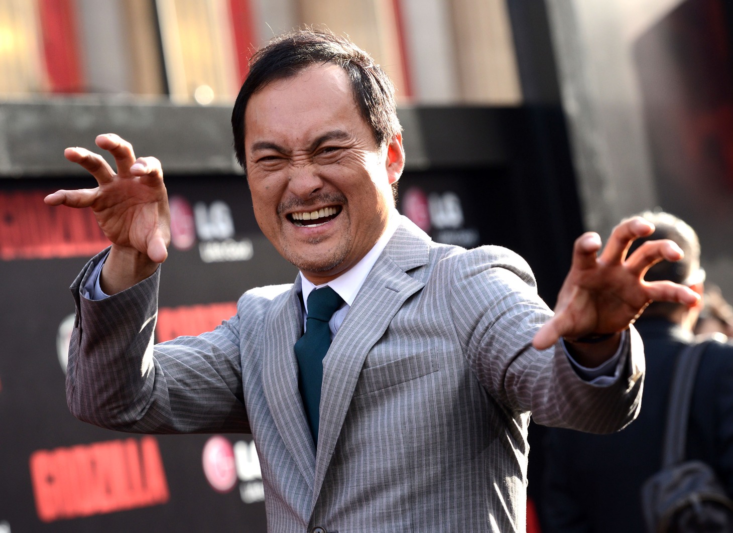 2014年に「GODZILLA ゴジラ」のプレミアに参加した際の渡辺謙。（写真提供：Chris DELMAS / VISUAL Press Agency / ゼータ イメージ）
