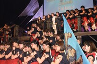 「パイレーツ・オブ・カリビアン／最後の海賊」夏祭りプレミアの様子。