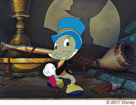 「ピノキオ」より、ジミニー・クリケット。