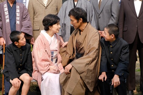 「北の桜守」稚内ロケの様子。