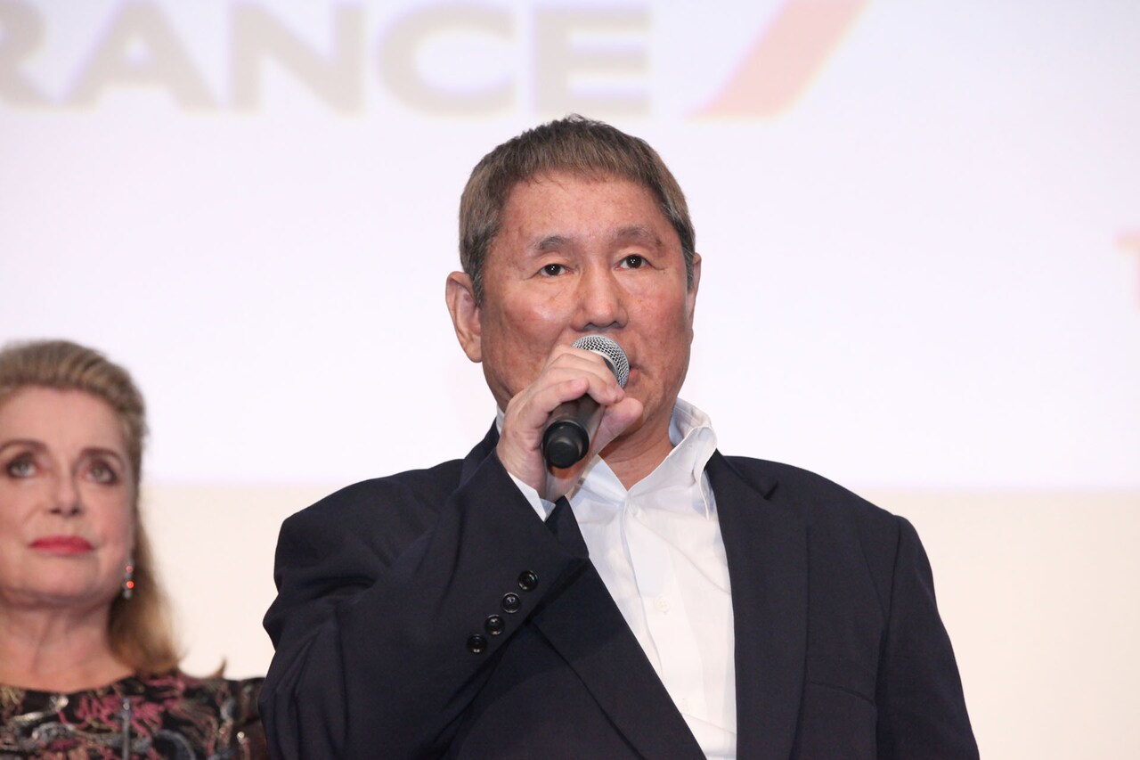 北野武、フランス映画祭で開口一番「遅れましてすいません。安倍晋三です」