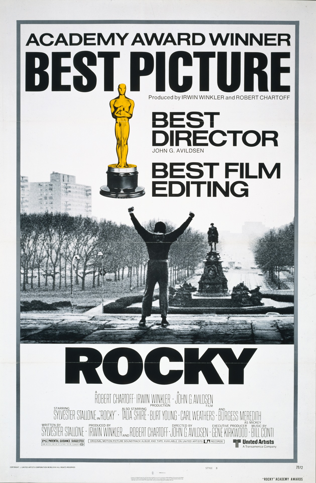 「ロッキー」キーアート (c)1976 METRO-GOLDWYN-MAYER STUDIOS INC.. All Rights Reserved