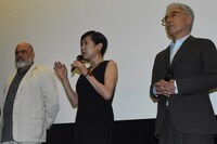 「ふたりの旅路」初日舞台挨拶の様子。