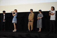 「『宇宙戦艦ヤマト2202 愛の戦士たち』第二章『発進篇』」初日舞台挨拶の様子。