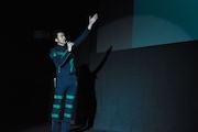 プレゼンテーションする伊藤陽佑。