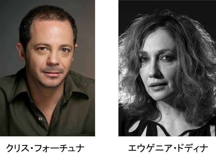 左からクリス・フォーチュナ、エウゲニア・ドディナ。