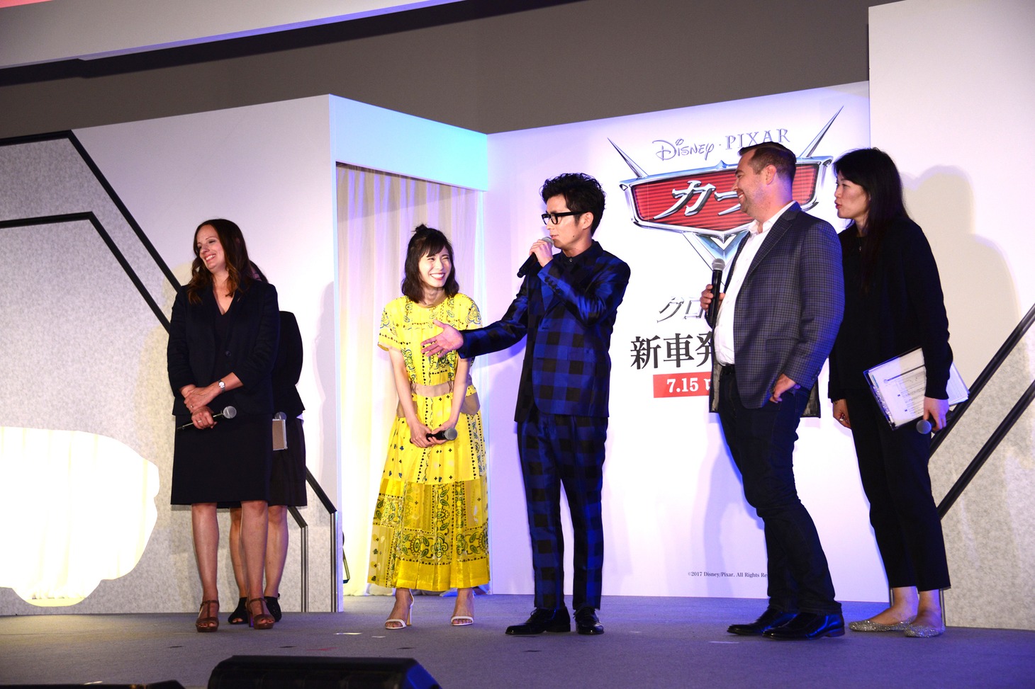 「カーズ／クロスロード」PRイベントの様子。