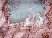 「アオサギとツル」 (c)2016 E.S.U.E C&P SMF