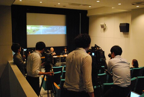 山形国際ドキュメンタリー映画祭2017記者会見の模様。