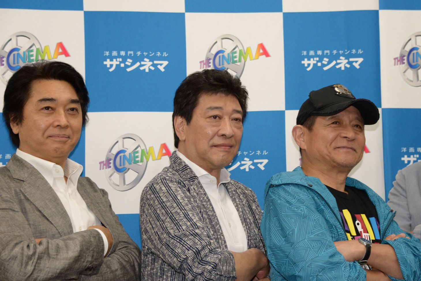 左から江原正士、磯部勉、安原義人、