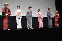 「劇場版ポケットモンスター キミにきめた！」完成披露舞台挨拶の様子。