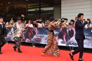 「パワーレンジャー」レッドカーペットイベントの様子。