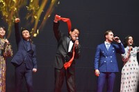 「パワーレンジャー」ジャパンプレミアの様子。