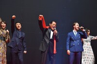 「パワーレンジャー」ジャパンプレミアの様子。