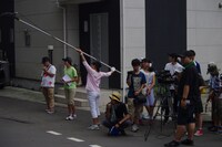 ジュニア映画制作ワークショップ 2016の様子。