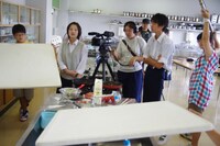 ジュニア映画制作ワークショップ 2016の様子。