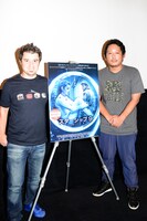 「スターシップ9」トークイベントにて、左からアテム・クライチェ、入江悠。