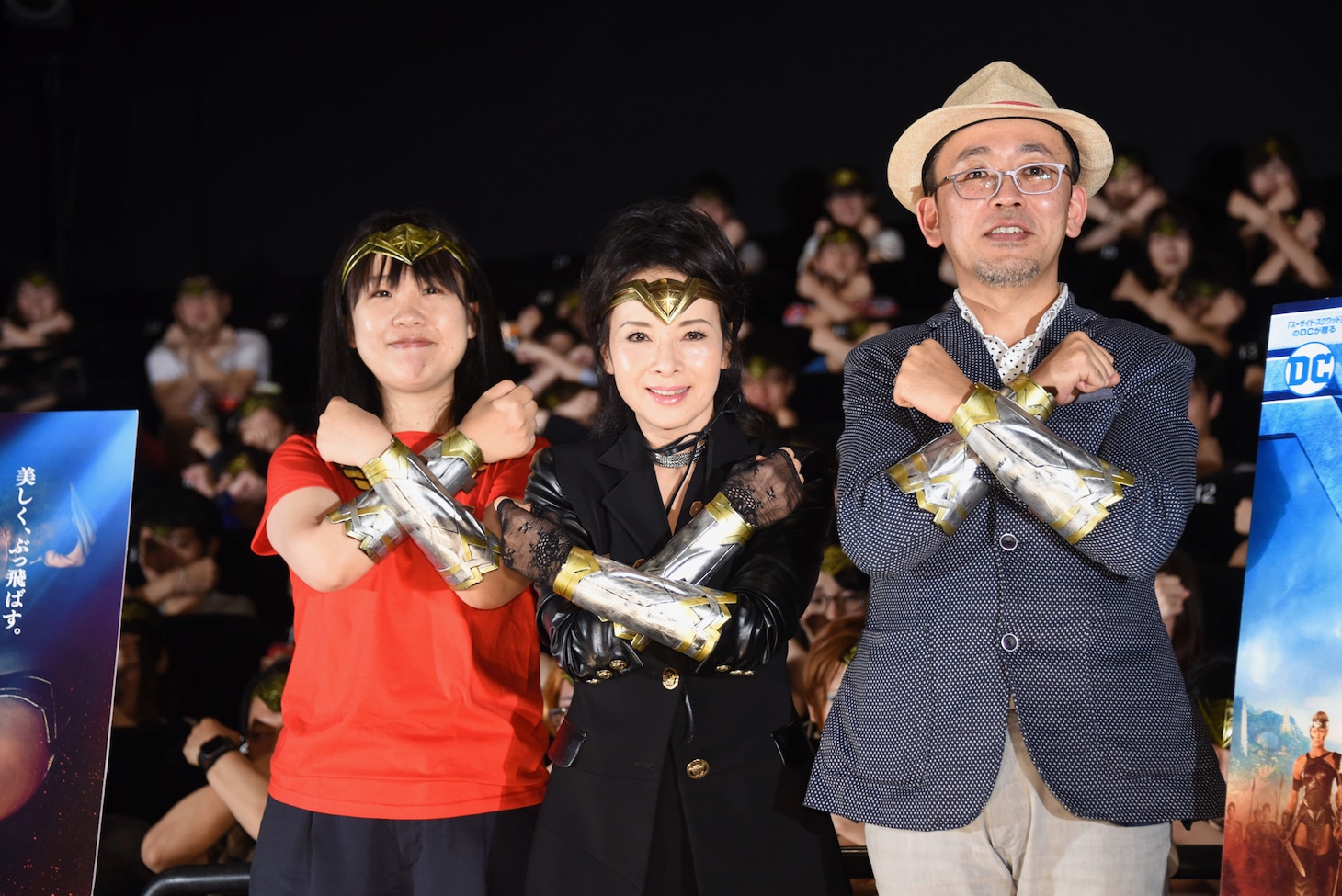 「ワンダーウーマン」ファンイベントの様子。