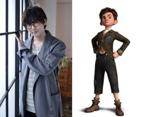 花江夏樹（左）とヴィクター（右）。