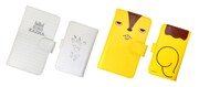 スマートフォンケース2種。キング・カズマ（上）と仮ケンジ（下）。（各2700円）