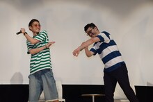 左から窪塚洋介、榊英雄。