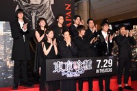 映画「東京喰種 トーキョーグール」ジャパンプレミアの様子。
