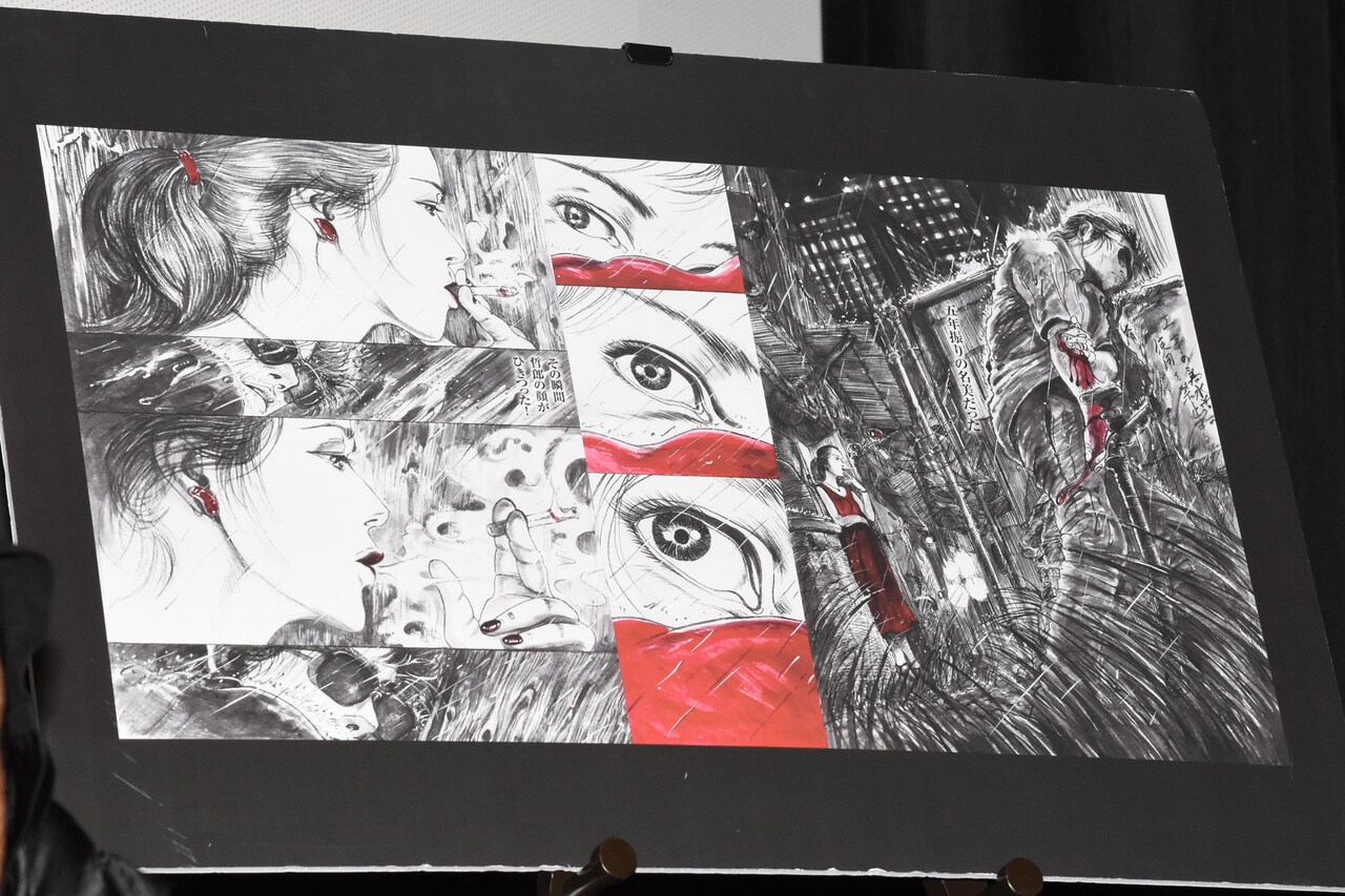 石井隆のイラスト。 - 石井隆と竹中直人がロマンポルノ撮影を回想、相