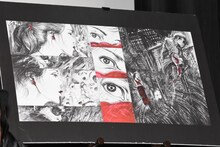 石井隆のイラスト。