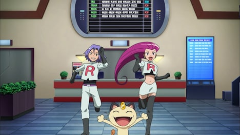 左からコジロウ、ニャース、ムサシ。