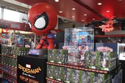 「スパイダーマン：ホームカミング ポップアップストア in 原宿」店内の様子。