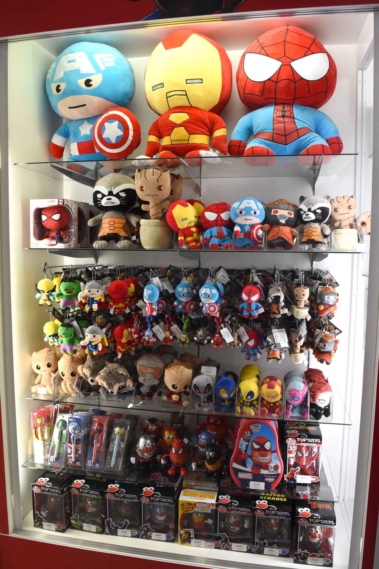 「スパイダーマン：ホームカミング ポップアップストア in 原宿」店内の様子。