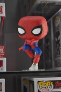 スパイダーマンのフィギュア。