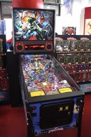 スパイダーマンのピンボール。