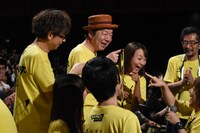 「劇場版ポケットモンスター キミにきめた！」初日舞台挨拶の様子。