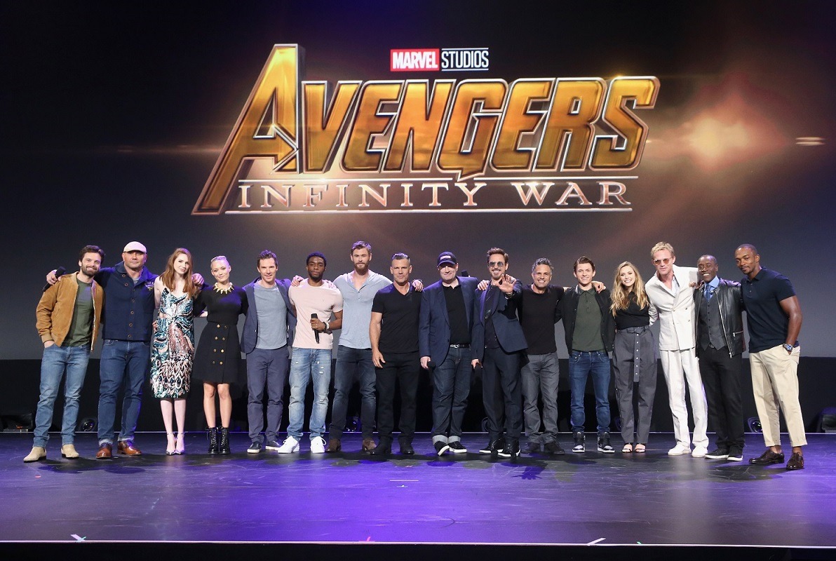 「アベンジャーズ／インフィニティ・ウォー」イベントの様子。