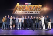 「アベンジャーズ/インフィニティ・ウォー」イベントの様子。