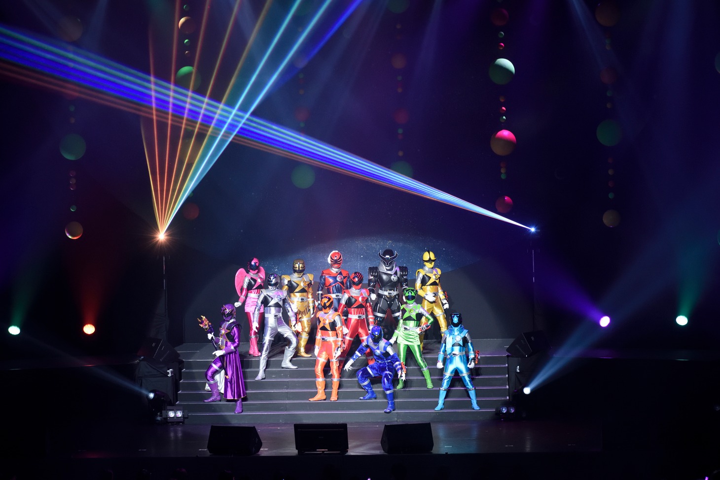 「宇宙戦隊キュウレンジャースペシャルイベント」の様子。