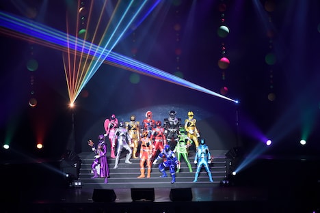 「宇宙戦隊キュウレンジャースペシャルイベント」の様子。