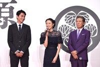 「関ヶ原」完成披露イベントの様子。