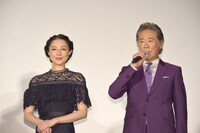 「関ヶ原」舞台挨拶の様子。