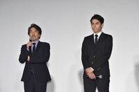 「関ヶ原」舞台挨拶の様子。