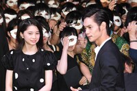 「東京喰種 トーキョーグール」公開直前イベント。左から桜田ひより、窪田正孝。