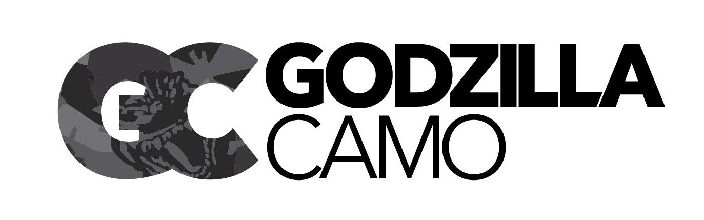「GODZILLA CAMO」ロゴ
