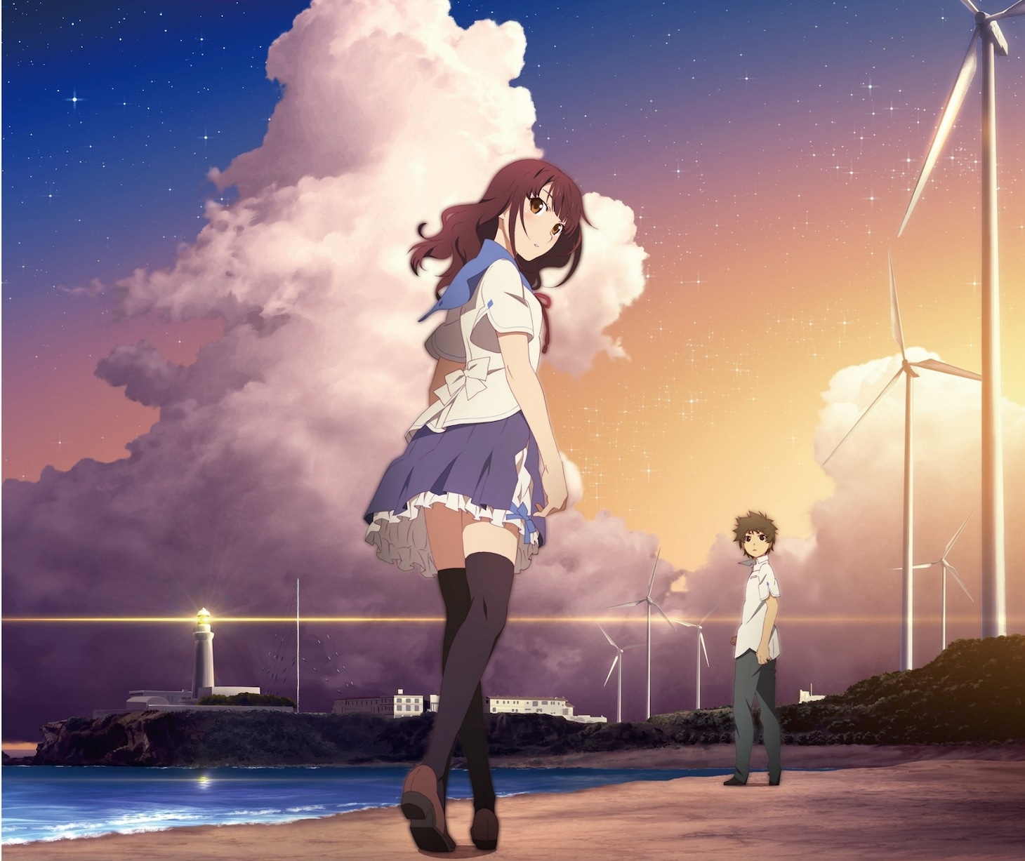 劇場アニメ「打ち上げ花火、下から見るか？横から見るか？」ビジュアル
