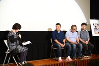 「十年」公開初日Q&Aの様子。